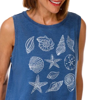 Thumbnail 3: REEL LEGENDS Women's Sleeveless Graphic Tank 