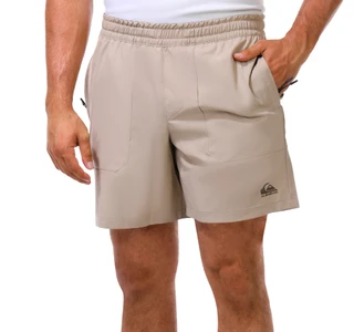 Thumbnail 1: Quiksilver Men's Solid Trek Shorts 