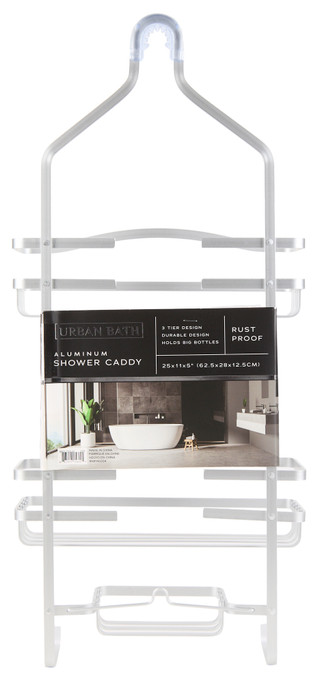Thumbnail 2: Dream Home 3-Tier Aluminum Shower Caddy 