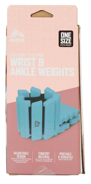 Thumbnail 2: RBX 2-Lb. Pair Wrist & Ankle Weights 