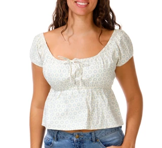 Thumbnail 1: Hurley Juniors' Short Sleeve Karma Top 