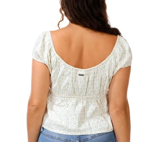 Thumbnail 3: Hurley Juniors' Short Sleeve Karma Top 