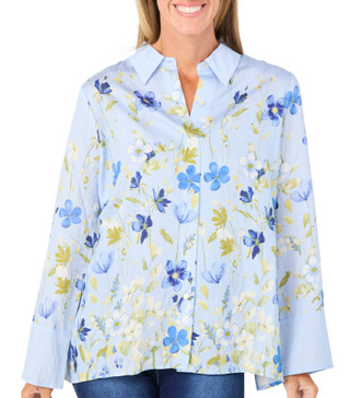 Thumbnail 1: KAY UNGER Women's Long Sleeve Button-Up Tunic 