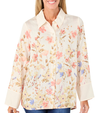 Thumbnail 1: KAY UNGER Women's Long Sleeve Button-Up Tunic 