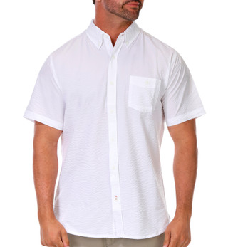Thumbnail 1: Weatherproof Vintage Men's Short Sleeve Stretch Seersucker Shirt 