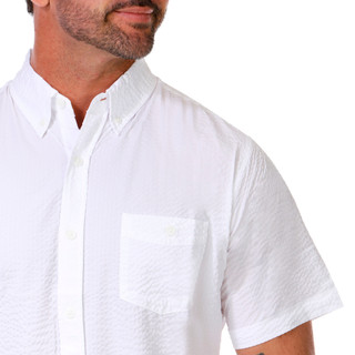 Thumbnail 3: Weatherproof Vintage Men's Short Sleeve Stretch Seersucker Shirt 