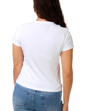Thumbnail 2: Baby Phat Juniors' Short Sleeve Sequin Tee 