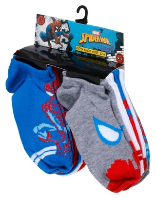 Thumbnail 3: Spiderman Boys' 10-Pack No-Show Socks 