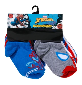 Thumbnail 2: Spiderman Boys' 10-Pack No-Show Socks 