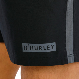 Thumbnail 2: Hurley Men's Active Exist Block Logo Warmup Shorts 