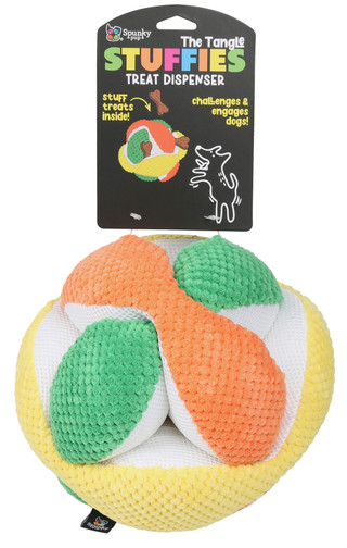Thumbnail 1: Spunky Pup XL Plush Treat Dispenser Dog Toy 
