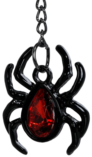 Thumbnail 2: Noir Harvest Bat Chain Claw Clip 
