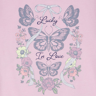 Thumbnail 4: Lucky Brand Lucky in Love Boyfriend Tee 