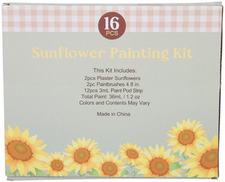 Thumbnail 2: Deejay Home Designs Sunflower Painting Kit 