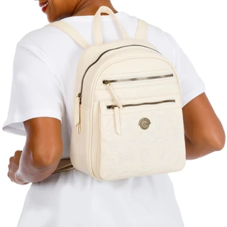 Thumbnail 1: White Mountain Dallas Floral Embossed Backpack 