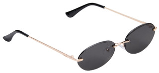 Thumbnail 1: BCBG Women's Rimless Oval Sunglasses 