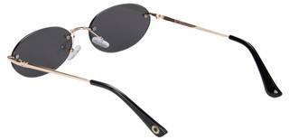 Thumbnail 2: BCBG Women's Rimless Oval Sunglasses 