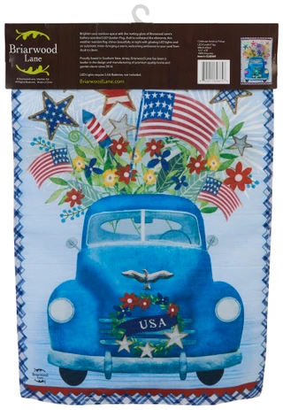 Thumbnail 2: BRIARWOOD LED Light-Up Truck Garden Flag 