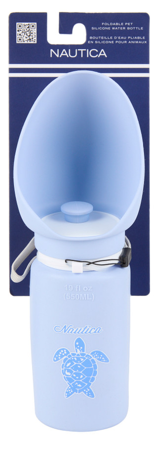 Thumbnail 1: Nautica Foldable Pet Silicone Water Bottle 