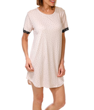 Thumbnail 1: FLORA Women's Short Sleeve Nightshirt 