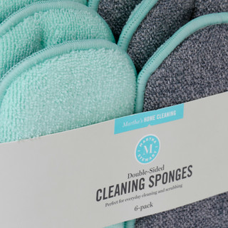 Thumbnail 2: Martha Stewart Double-Sided Cleaning Sponge Set of 6 