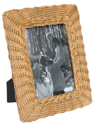Thumbnail 1: Mud Pie 5x7 Resin Woven Photo Frame 