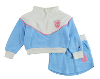 Thumbnail 1: Champion Toddler Girls' Quarter-Zip Skirt Set 