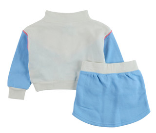 Thumbnail 3: Champion Toddler Girls' Quarter-Zip Skirt Set 