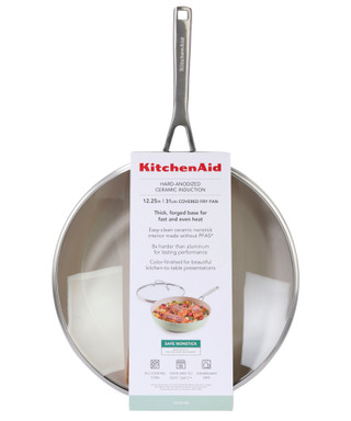 Thumbnail 1: KitchenAid Hard Anodized Ceramic 12.25-Inch Covered Skillet 