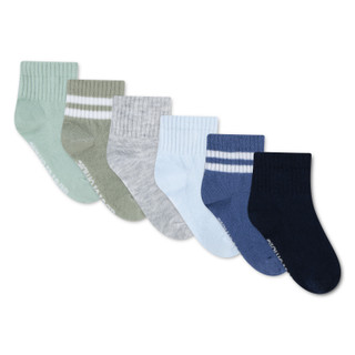 Thumbnail 2: Abercrombie & Fitch Boys' 6-Pack Crew Socks 