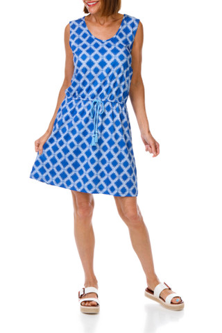 Thumbnail 1: CABANA LIFE Women's Sleeveless Drawstring Dress 