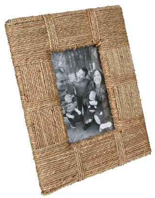 Thumbnail 1: Mud Pie 5 x 7 Seagrass Photo Frame 