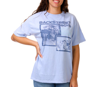 Thumbnail 1: Backstreet Boys Juniors' Graphic Boyfriend Tee 