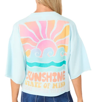 Thumbnail 3: EXIST Juniors' Sunshine State of Mind Graphic Tee 