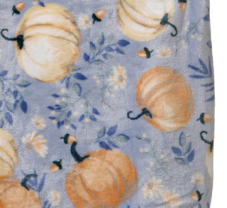 Thumbnail 2: ARTISAN 34 50x70 Pumpkin Harvest Throw Blanket 