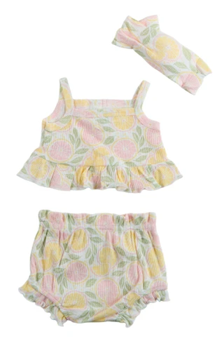 Thumbnail 2: RACHEL ZOE Baby 3-Piece Bloomer Set 
