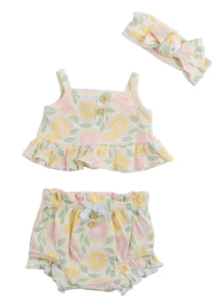 Thumbnail 1: RACHEL ZOE Baby 3-Piece Bloomer Set 