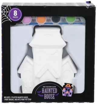 Thumbnail 1: Deejay Home Designs Halloween Paint Your Own Haunted House Set 