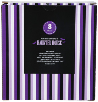 Thumbnail 2: Deejay Home Designs Halloween Paint Your Own Haunted House Set 