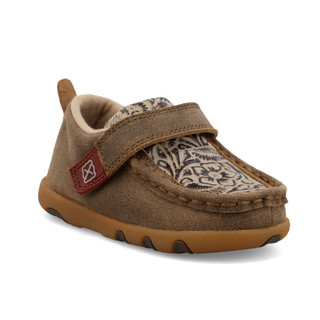 Thumbnail 1: Twisted X Infant's Leather Driving Moc Shoes 