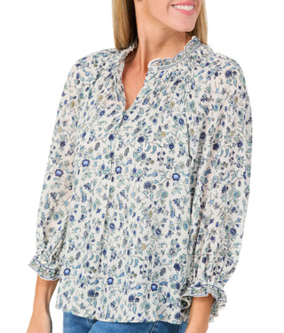 Thumbnail 2: MAX STUDIO Women's Three-Quarter Sleeve Blouse 