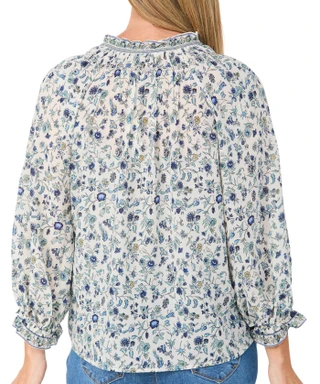 Thumbnail 3: MAX STUDIO Women's Three-Quarter Sleeve Blouse 