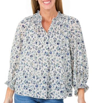 Thumbnail 1: MAX STUDIO Women's Three-Quarter Sleeve Blouse 
