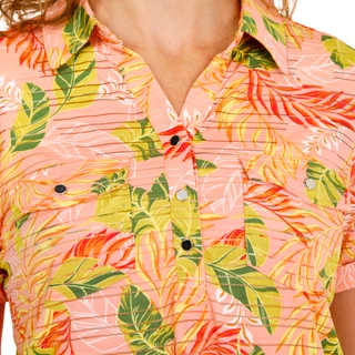 Thumbnail 3: Coral Bay Women's Petite Short Sleeve Button Placket Top 