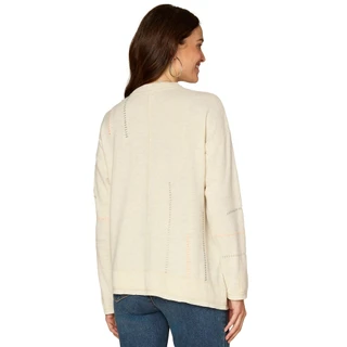 Thumbnail 2: Democracy Women's Asymmetrical Mixed Media Top  