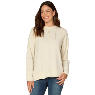 Thumbnail 1: Democracy Women's Asymmetrical Mixed Media Top  