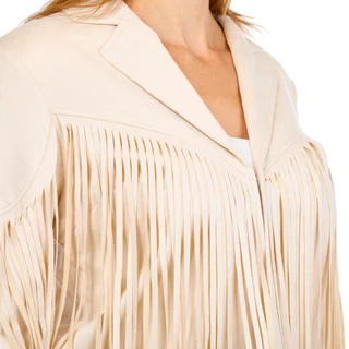 Thumbnail 2: WD NY Women's Suede Fringe Jacket 