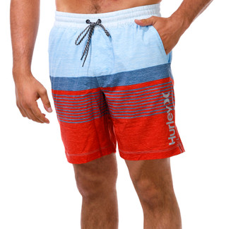 Thumbnail 1: Hurley Men's Blurred Epic Ombre Volley Shorts 