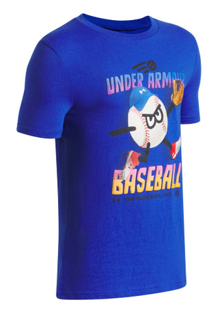 Thumbnail 2: Under Armour Big Boys' Short Sleeve Graphic Baseball T-Shirt 
