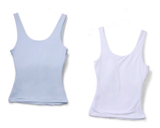 Thumbnail 2: Sugar Kiss Juniors' Molded Cup Tank Top 2-Pack 